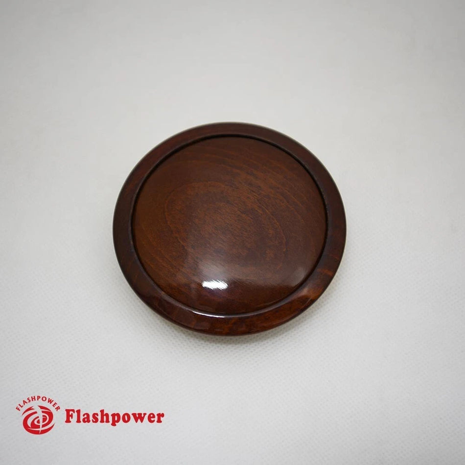 Wood Walnut Horn Button Small Plain for 9 bolt Steering Wheel
