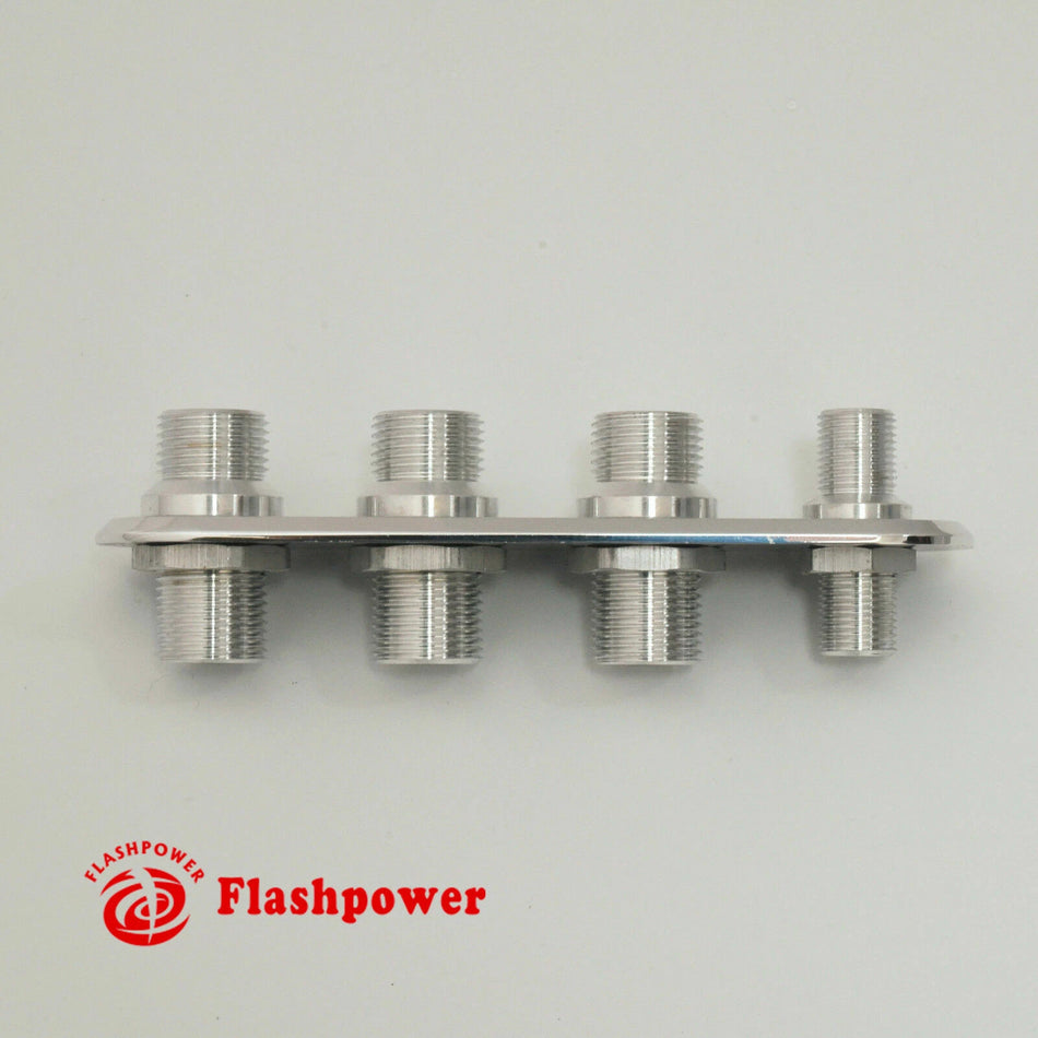 4-Port Billet Aluminum Firewall Heater & A/C Bulkhead In –Line
