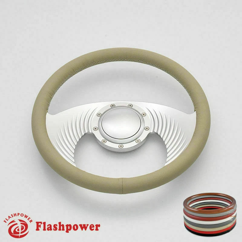 14'' Billet Steering Wheels Full Wrap GMC Trucks Blazer El Camino w/ Horn