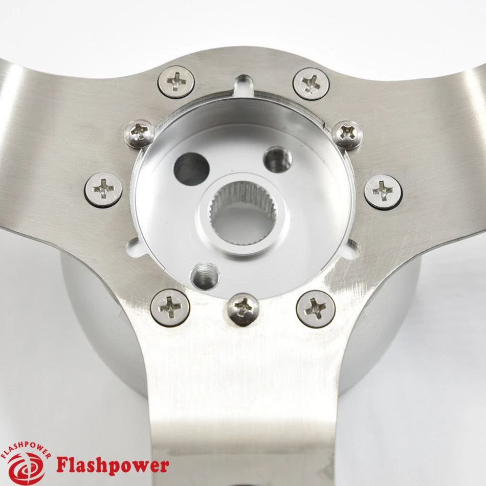 15" Flashpower GM Classic Leather Steering Wheel Original Restoration Muscle Car