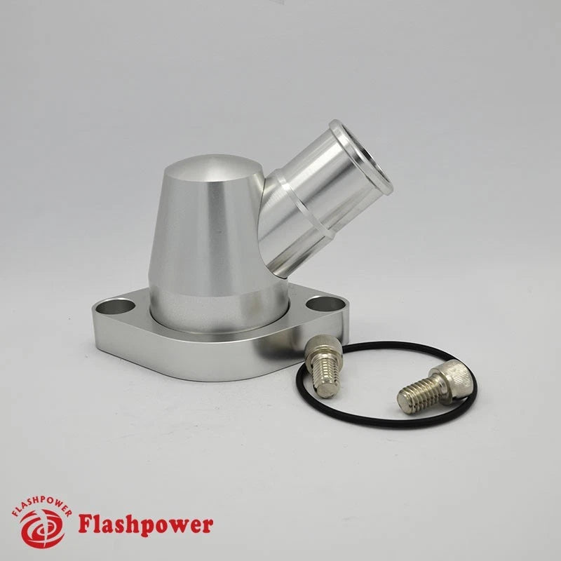 Billet Aluminum Water Neck Thermostat Housing 45° SBC BBC Chevy 327 350 454 396