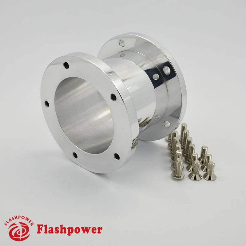 2.5" Steering Wheel Spacer Polished Aluminum for Grant APC Pilot
