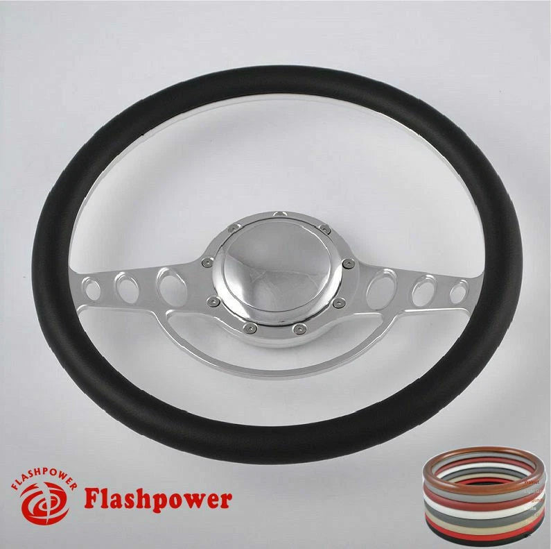 15.5'' Billet Steering Wheels Half Wrap Restoration Parisienne Catalina GM