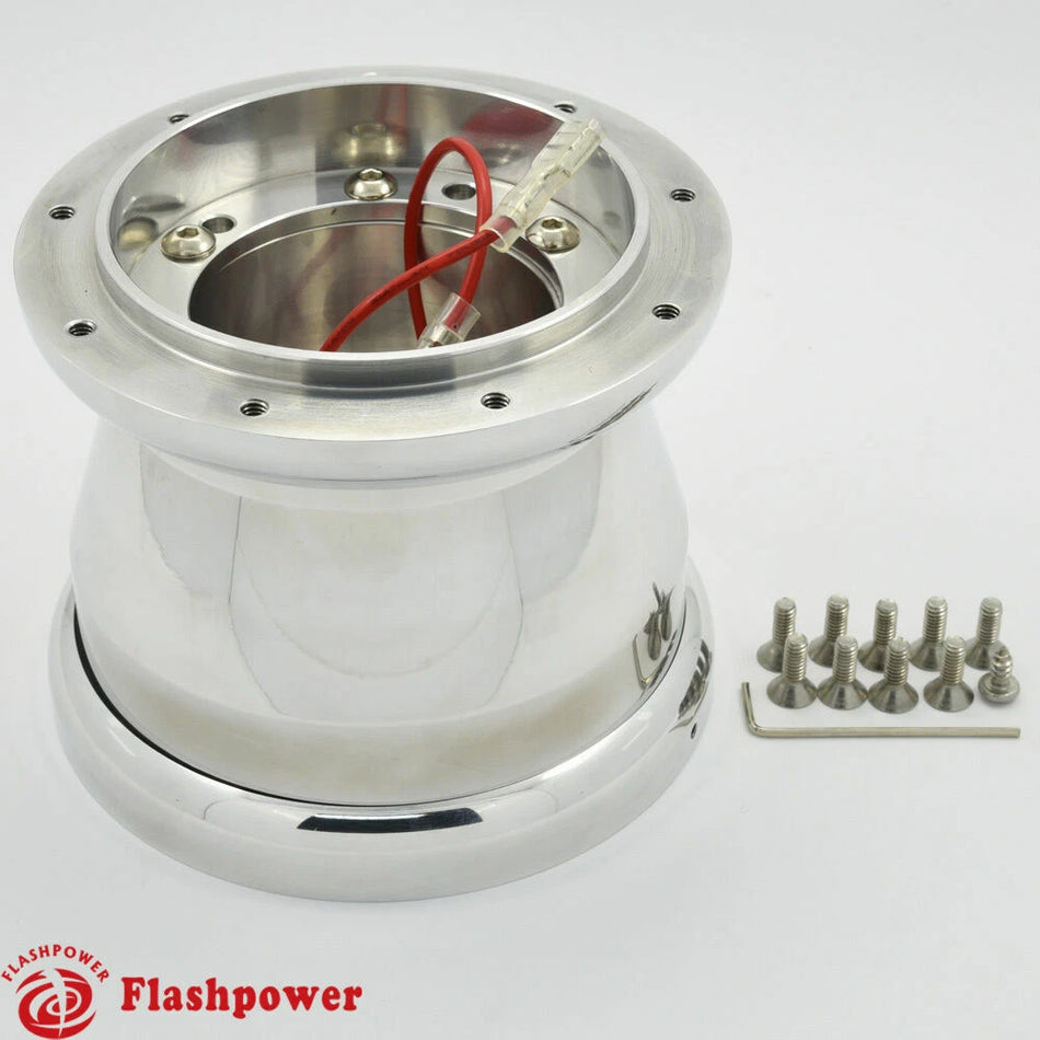 9 Bolt Steering Wheel Adapter Ford Ranger Tempo Mustang Thunderbird Polished