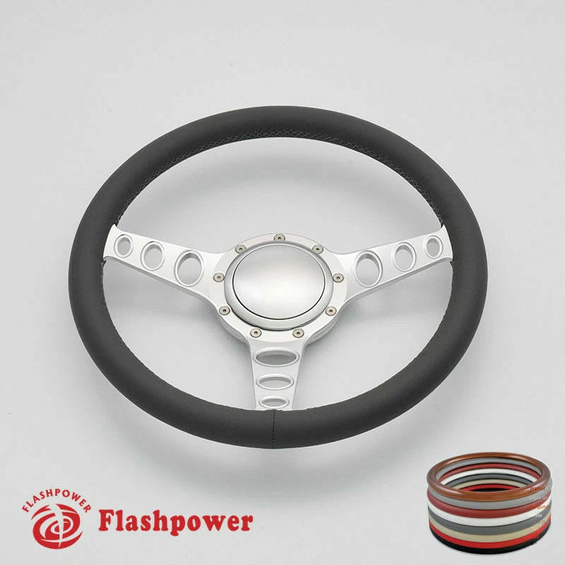 14'' Billet Steering Wheels Full Wrap Ford Thunderbird Mustang Range EXP w/ Horn