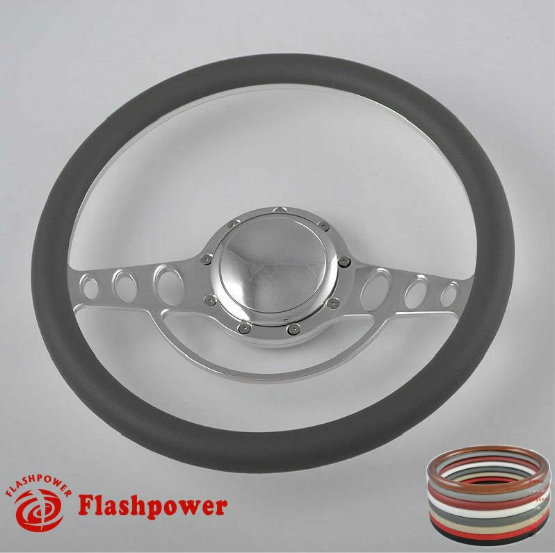 15.5'' Billet Steering Wheels Half Wrap Restoration Parisienne Catalina GM