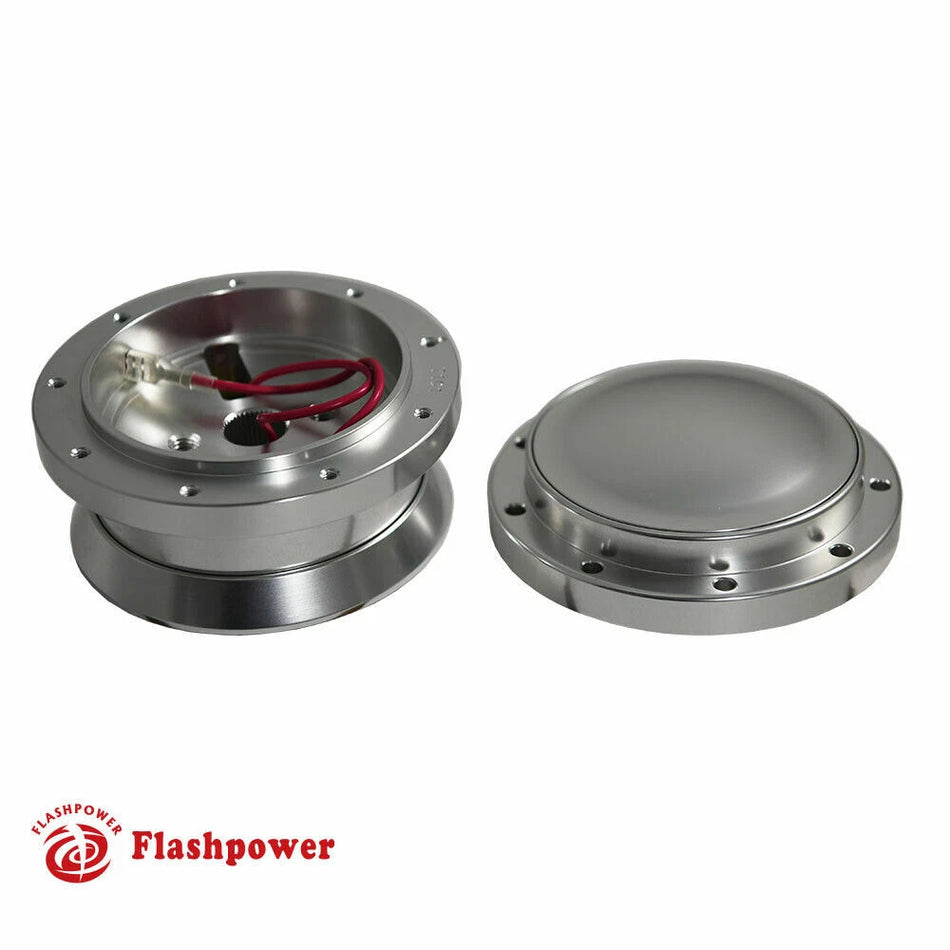 9 Bolt Steering Wheel Adapter and Horn Button Ford Mustang Satin