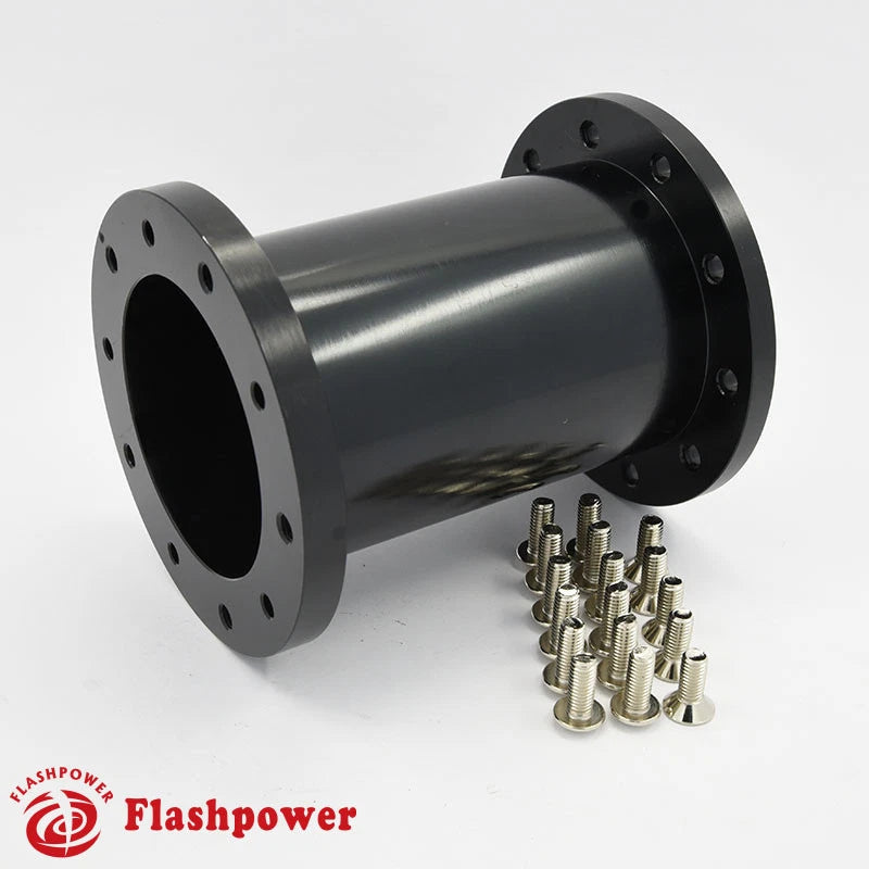 4" Steering Wheel Spacer Black Aluminum for Grant APC Pilot