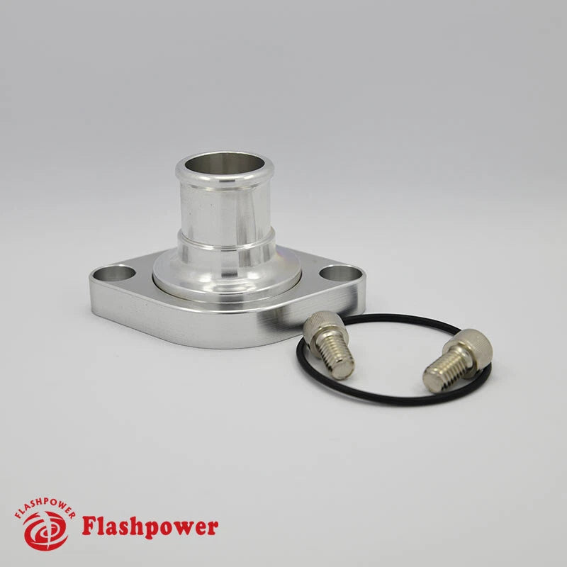 Billet Aluminum Water Neck SBC BBC Chevy Big Small Block 327 350 454 396 Clear