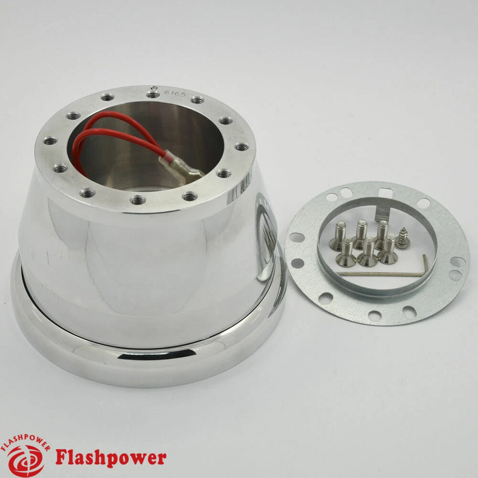 6 Bolt Steering Wheel Adapter Ford Lincoln Continental Mark VII Mercury Polished