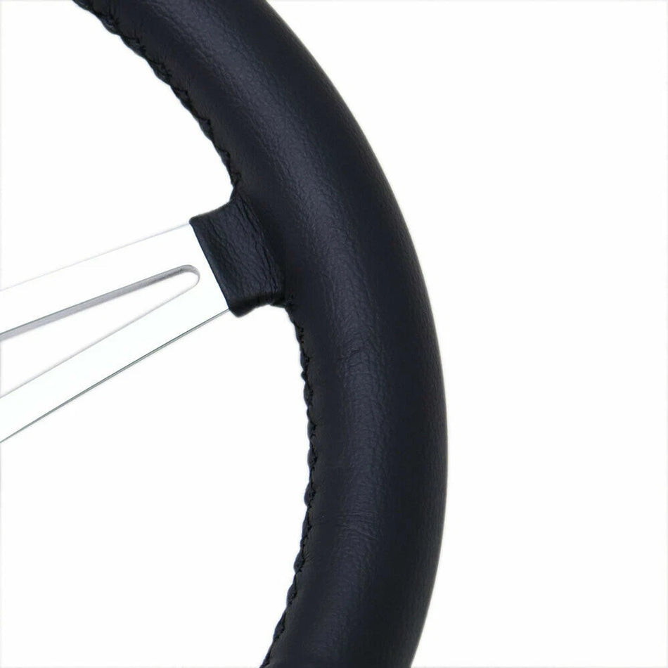 14" Classic Steering Wheel Black Chevy GMC Impala GTO W/ Horn