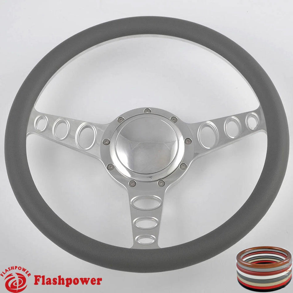 14'' Billet Steering Wheels w/ Horn Chrysler New Yorker Imperial Cordoba