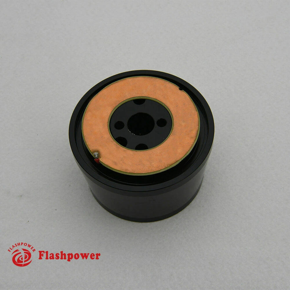 6 Hole Steering Wheel Adapter Ford Probe Festiva Mercury Mazda 1988-92 Black