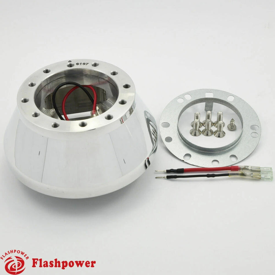 6 Bolt Steering Wheel Adapter Boss Kit Ford Mustang Focus Billet Aluminum Polish