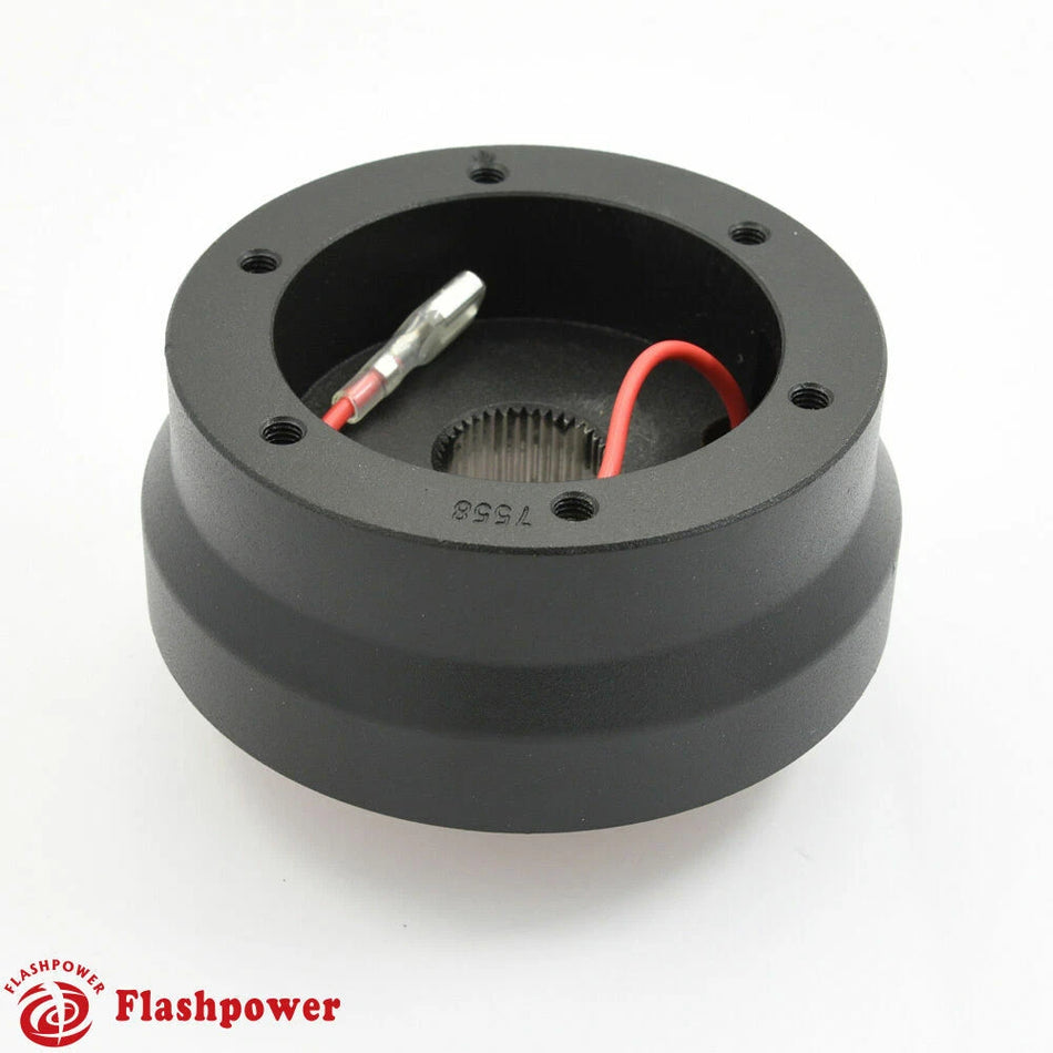 Flashpower Steering Wheel Short Adapter Kit fit PORSCHE 928 928S Black