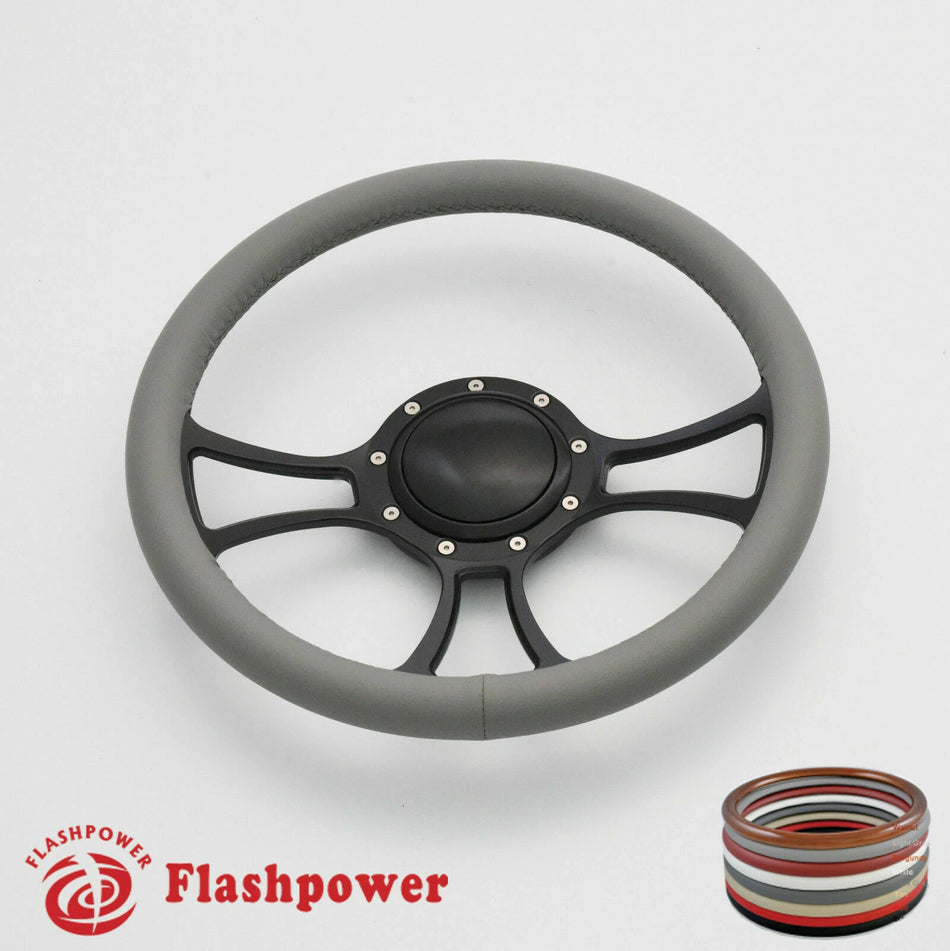 14'' Billet Steering Wheels Full Wrap Chrysler New Yorker Imperial Cordoba