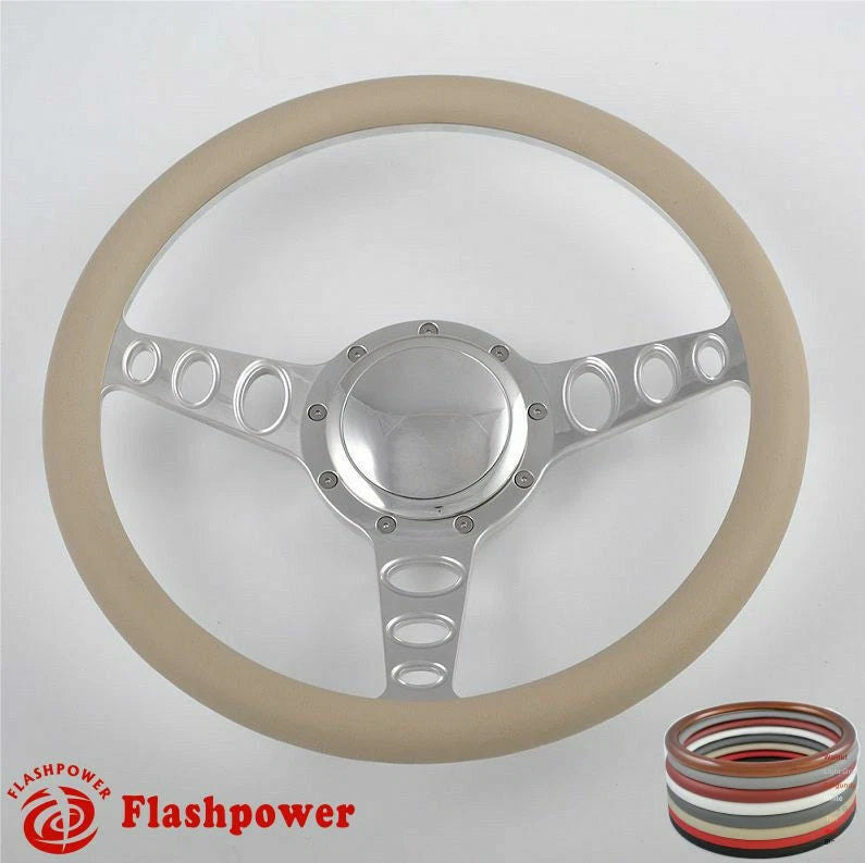 15.5'' Billet Steering Wheels Half Wrap Restoration Suburban El Camino GMC