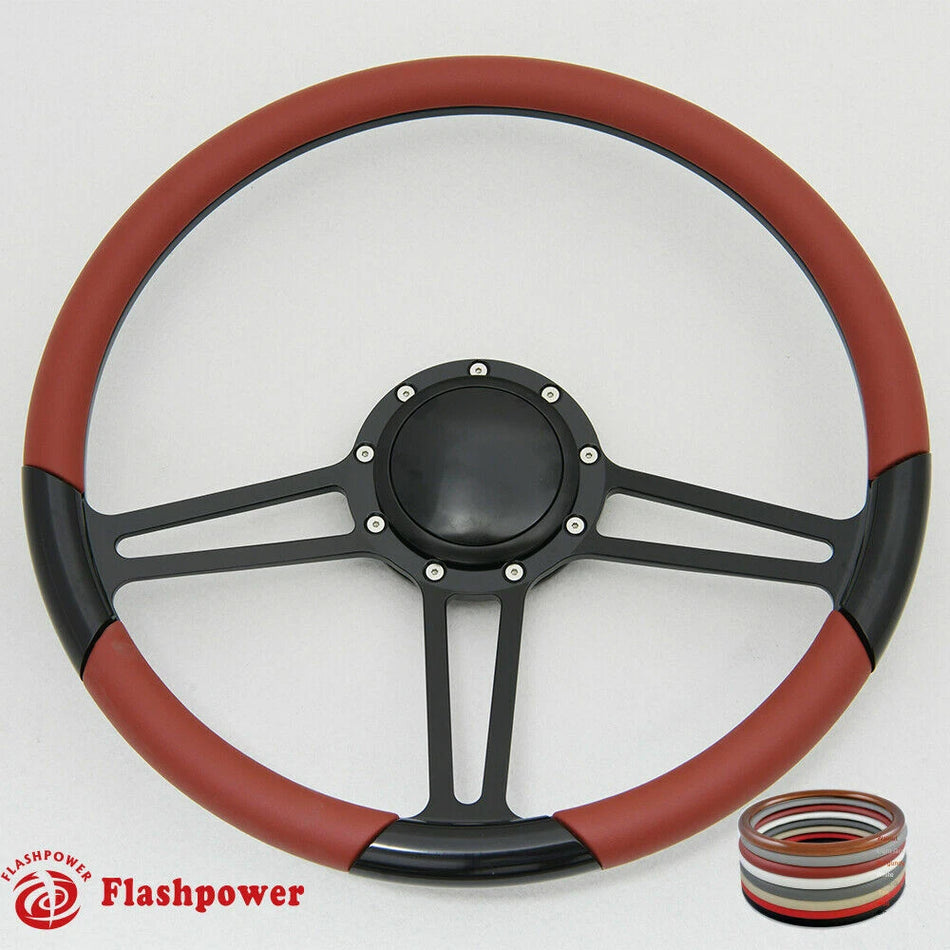 15.5'' Billet Steering Wheel Full Wrap Firebird GTO