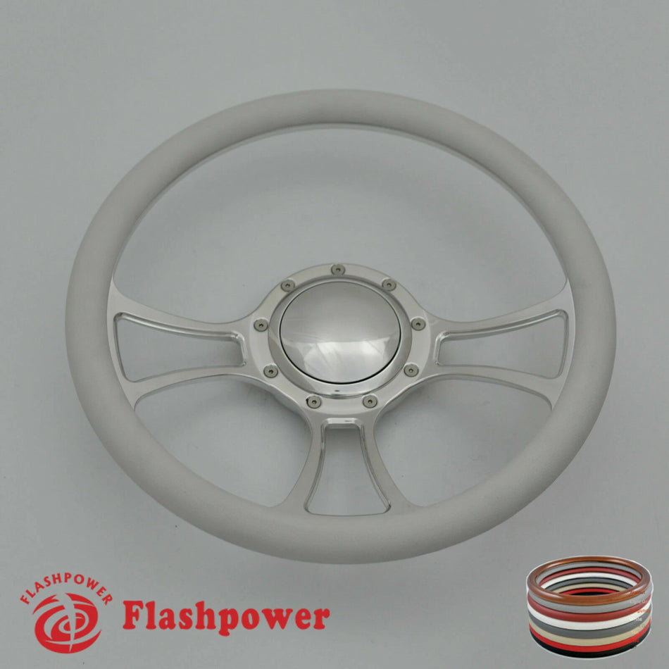 14'' Billet Steering Wheels Half Wrap Restoration Suburban El Camino
