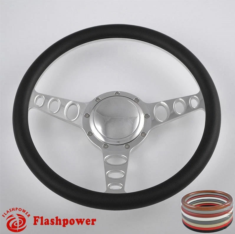 15.5'' Billet Steering Wheels Half Wrap Restoration Suburban El Camino GMC