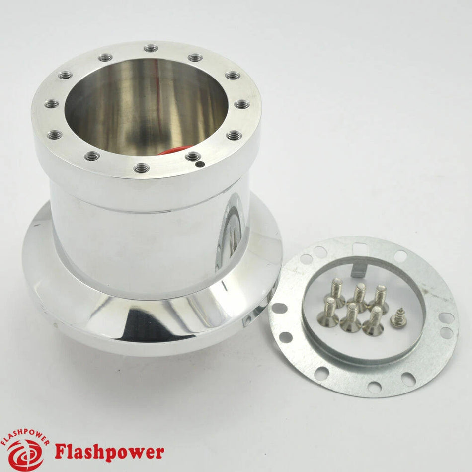 Flashpower Steering Wheel Adapter BMW E12 E21 E24 E26 M1 2800 Bavaria Polished