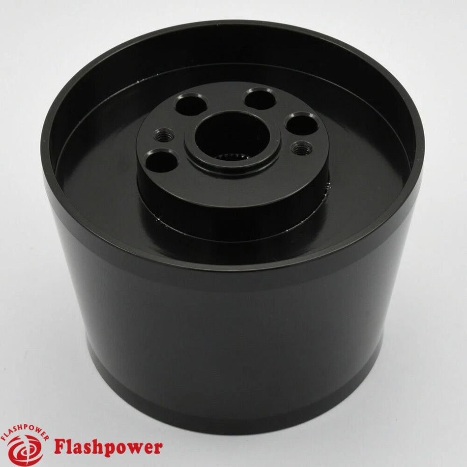6 Bolt Steering Wheel Adapter Boss Kit GM Buick Cadillac Pontiac Cadillac Black