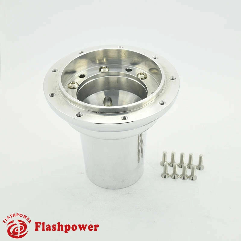 Steering Wheel Hub Adapter Boss Kit 9 Bolt Jaguar XJ12 XJ6 XJS 1975-86 Polished