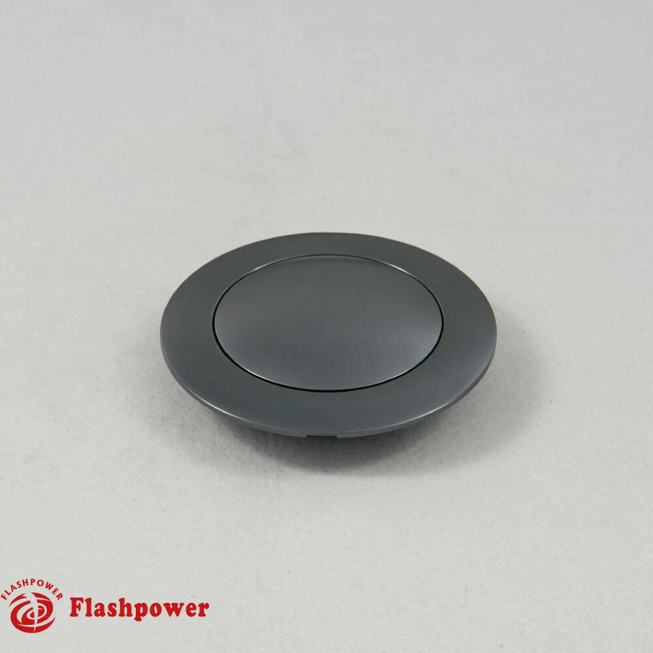 Billet Aluminum Steering Wheel Horn Button Big Plain Gun Metal