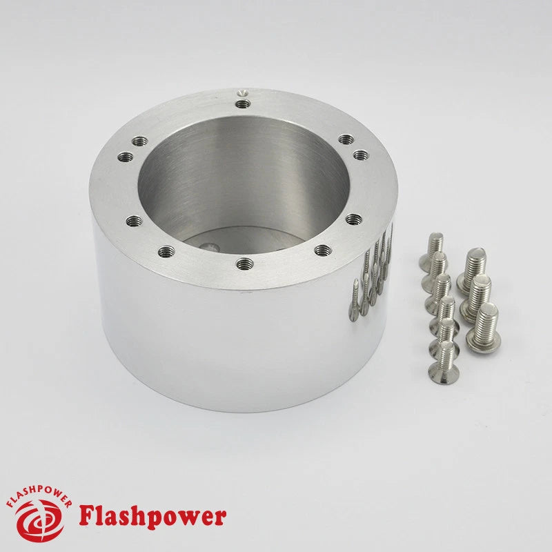 2"Billet Steering Wheel Spacer Kit for 5&6 Hole Steering Wheel to 3 Hole Adapter