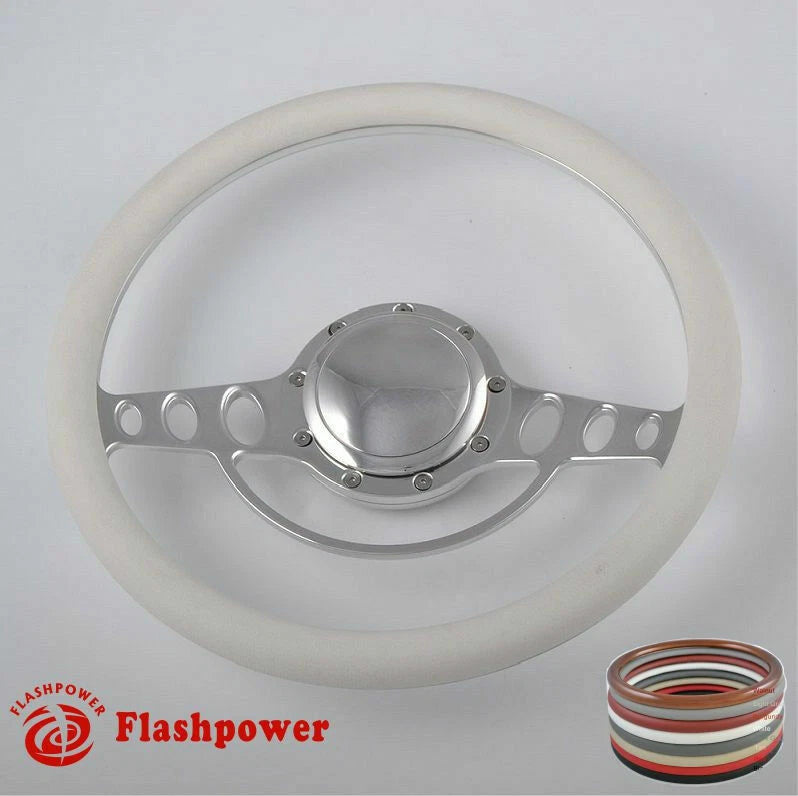 15.5'' Billet Steering Wheels Half Wrap Restoration Parisienne Catalina GM