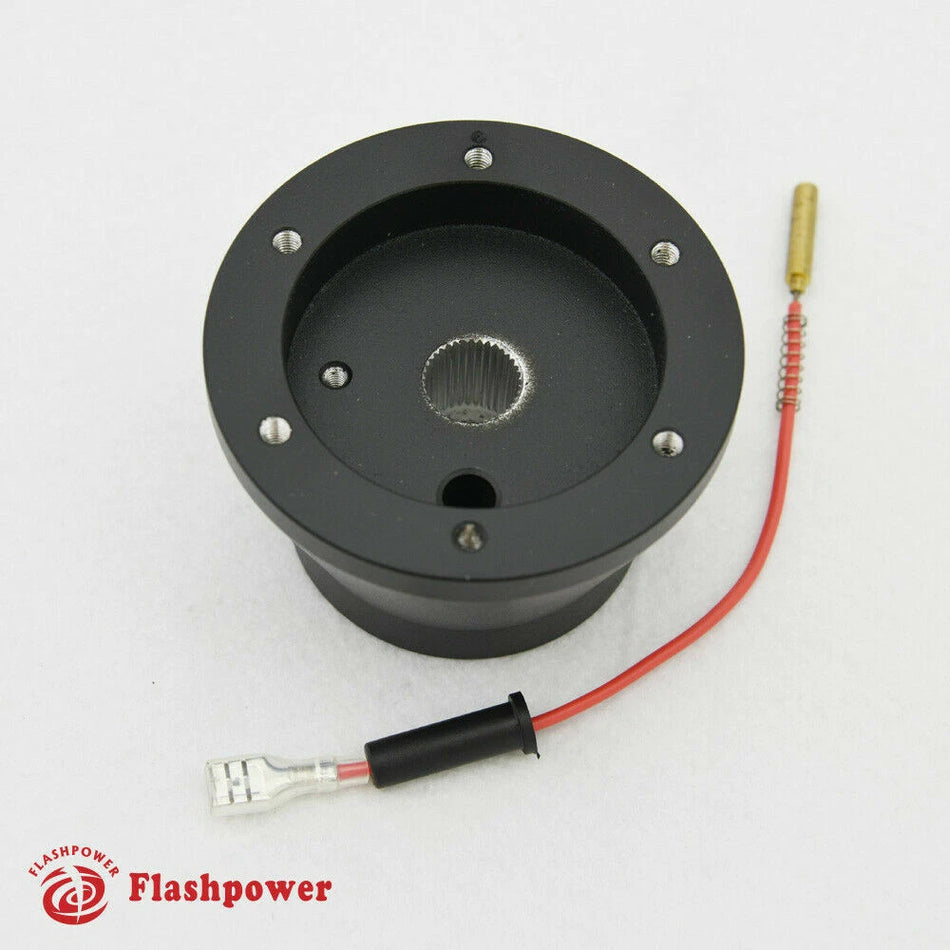 Flashpower Steering Wheel Short Hub Black Adapter for MG MGA MGB GT Roadster