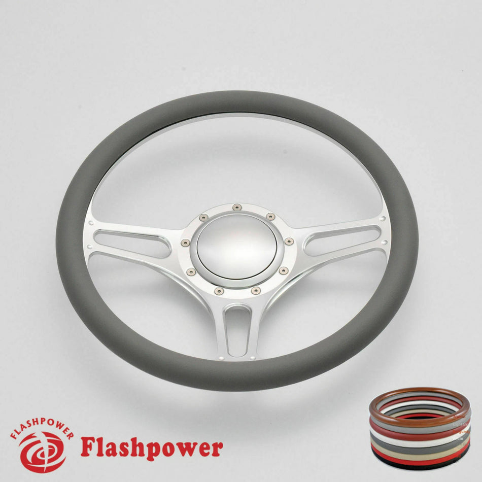 14'' Billet Steering Wheels Half Wrap Buick Cadillac Pontiac GTO Firebird