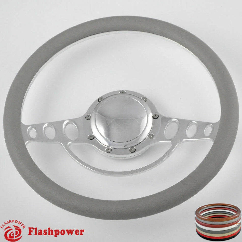 15.5'' Billet Steering Wheels Half Wrap Restoration Parisienne Catalina GM