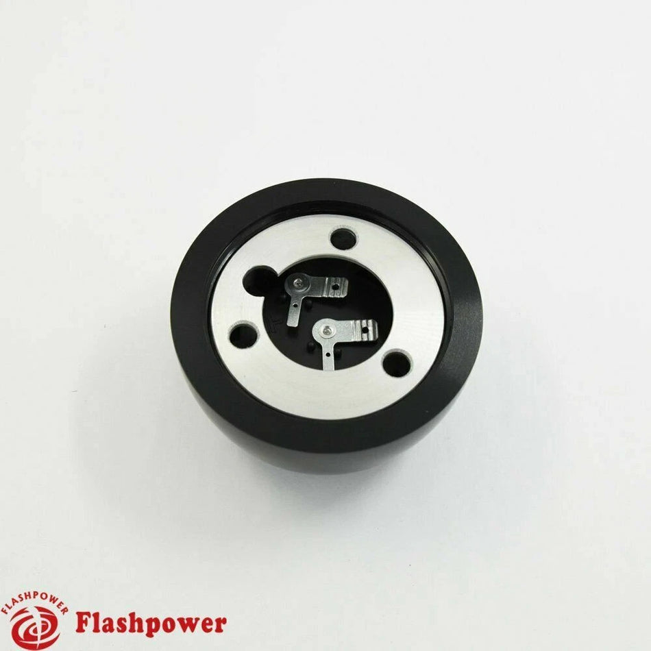 Billet Horn Button Black for 3 Bolt Steering Wheel Mustang Ford Chevy Classic