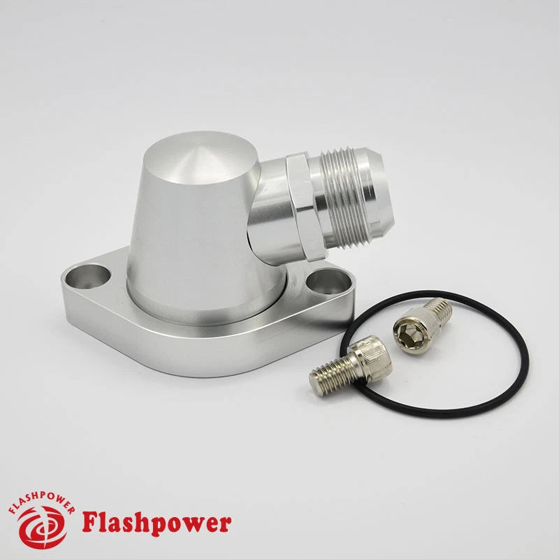 Billet Aluminum Water Neck Thermostat Housing Chevy Small Big Block SBC BBC 16AN