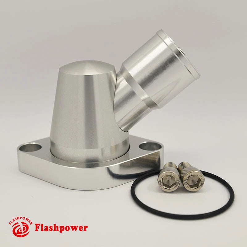 Chevy Small/ Big Block Billet Swivel Water Neck/ Thermostat Housing 1.5”