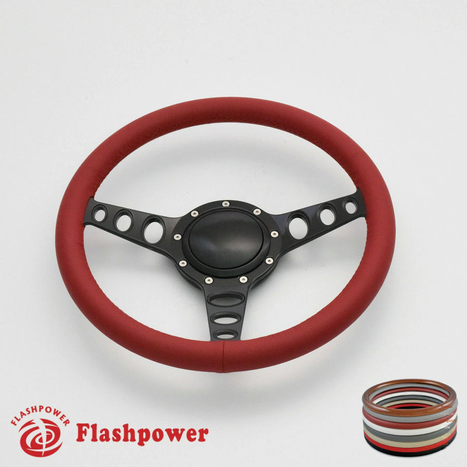 14'' Billet Steering Wheels Full Wrap Restoration Suburban El Camino GMC