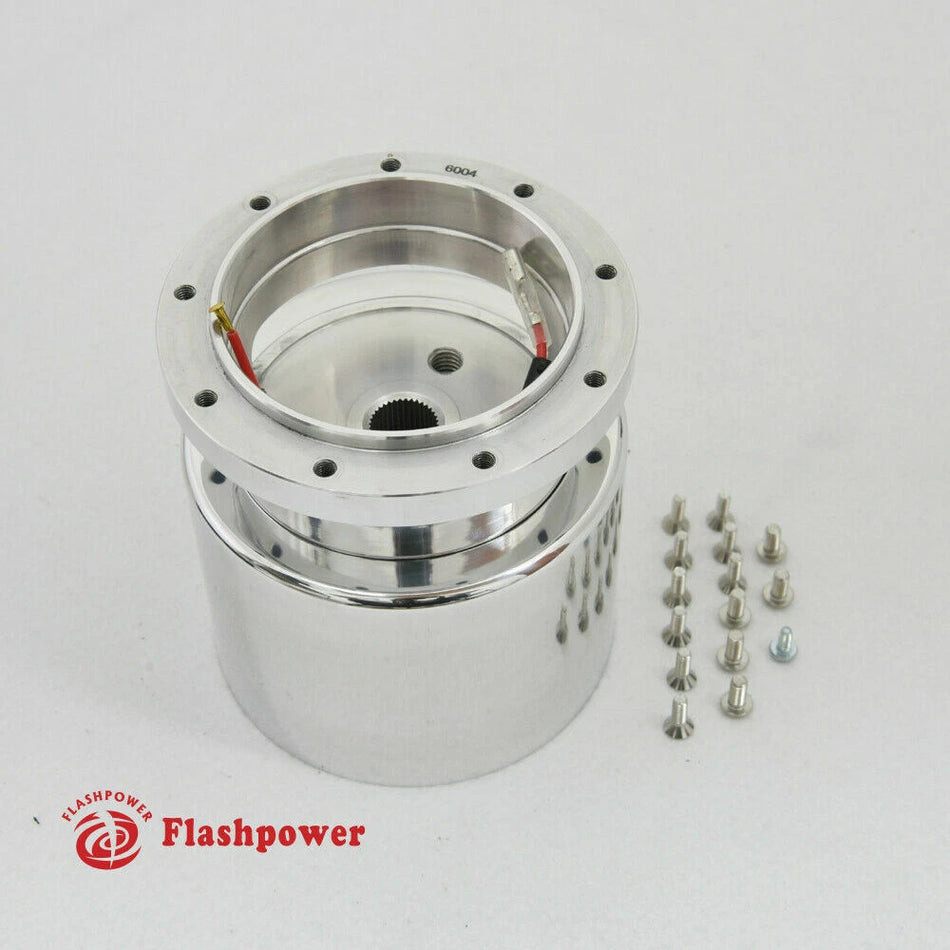 9 Bolt Steering Wheel Adapter Tilt Telescopic GM Buick Oldsmobile 69-83 Polished