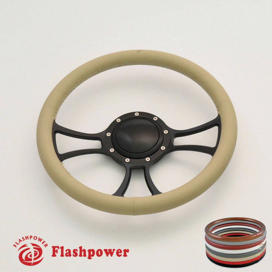 14'' Billet Steering Wheels Full Wrap Chrysler New Yorker Imperial Cordoba