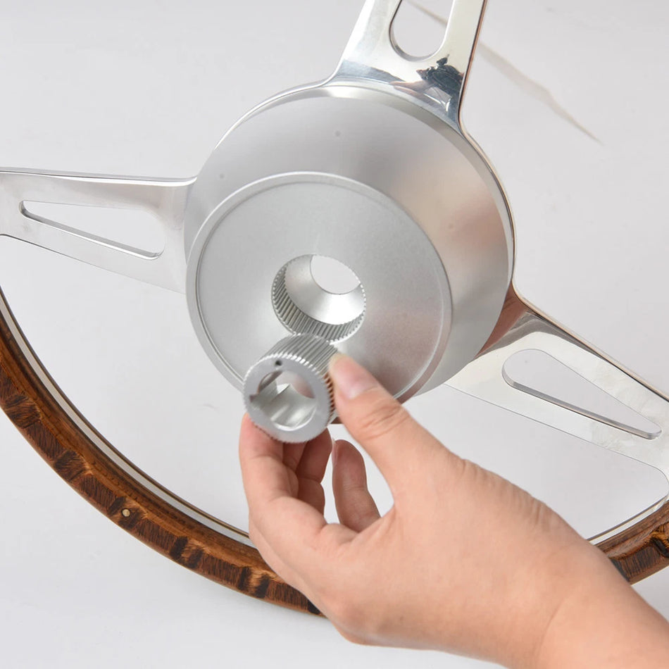 Marine Boat Steering Wheel Hub Adapter Keyed 3/4 Inch Teleflex TFLEX 9 Bolts