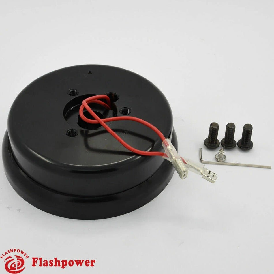 3 Bolt Steering Wheel Adapter Ford Ranger Bronco II Aerostar Mercury Sable Black