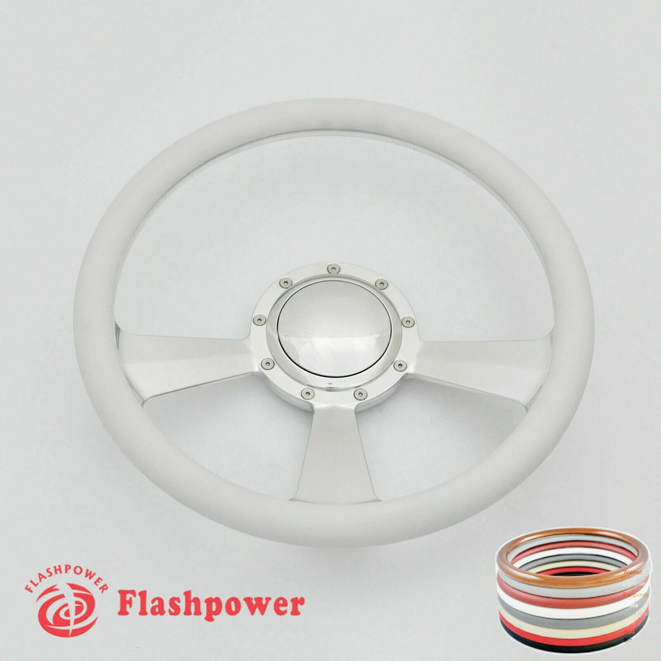 14'' Billet Steering Wheels Half Wrap Buick Cadillac Pontiac GTO Firebird