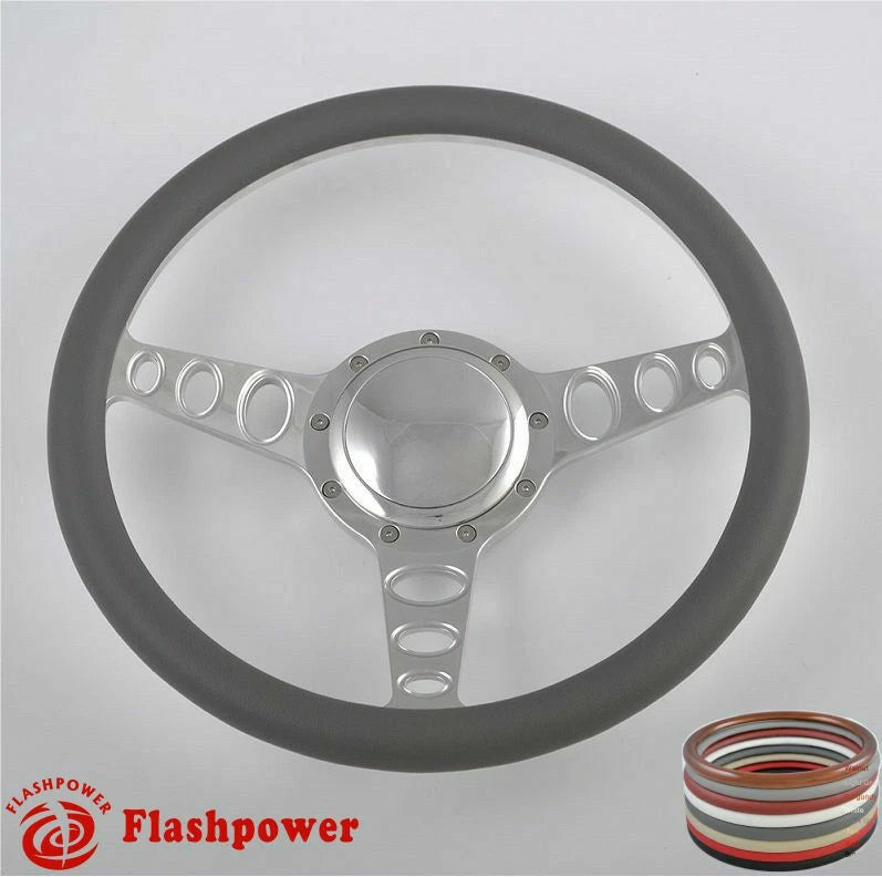 15.5'' Billet Steering Wheels Half Wrap Restoration Suburban El Camino GMC