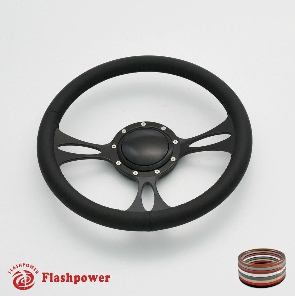 14'' Billet Steering Wheels Full Wrap Buick Cadillac Pontiac GTO Firebird