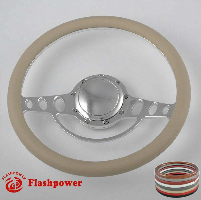 15.5'' Billet Steering Wheels Half Wrap Restoration Parisienne Catalina GM