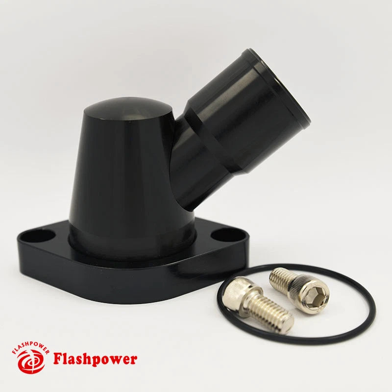 Flashpower Billet Thermostat Housing SBC BBC Chevy V8 Big Small Block 45 Dgree