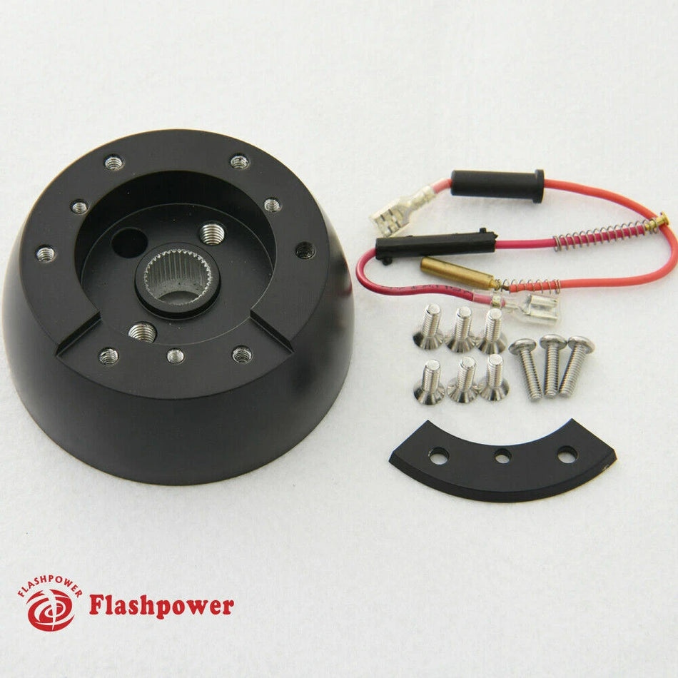 Flashpower steering wheel adapter original reproduction for GM Chevy Black