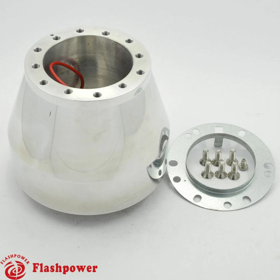 Flashpower Steering Wheel Adapter BMW E24 E28 E30 E32 M3 M5 318i 325i Polished