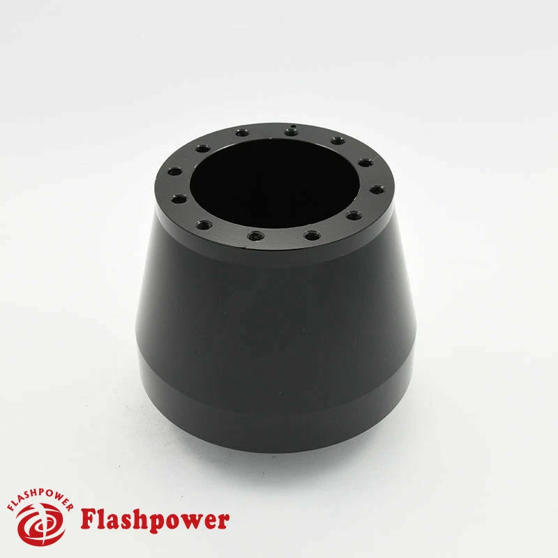 Flashpower Steering Wheel Adapter 6 Bolt Billet Black for Audi A4 A6 TT VW
