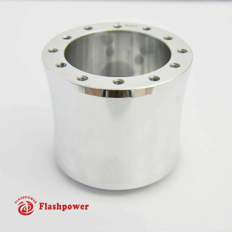 Flashpower Steering Wheel Adapter 6 Bolt Billet Polsihed for VW Beetle